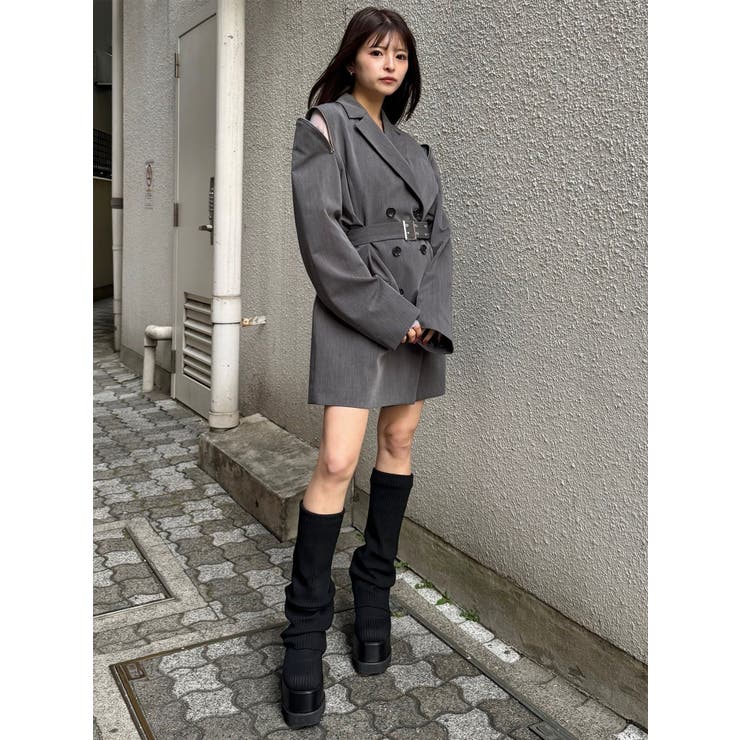 ジャケットライクZIPミニワンピース | MURUA | 詳細画像7 