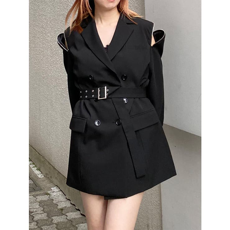 ジャケットライクZIPミニワンピース | MURUA | 詳細画像9 