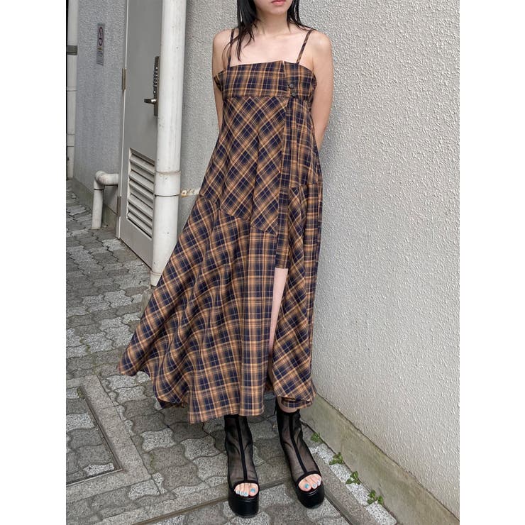 オレンジ | 2WAYキャミワンピース | MURUA