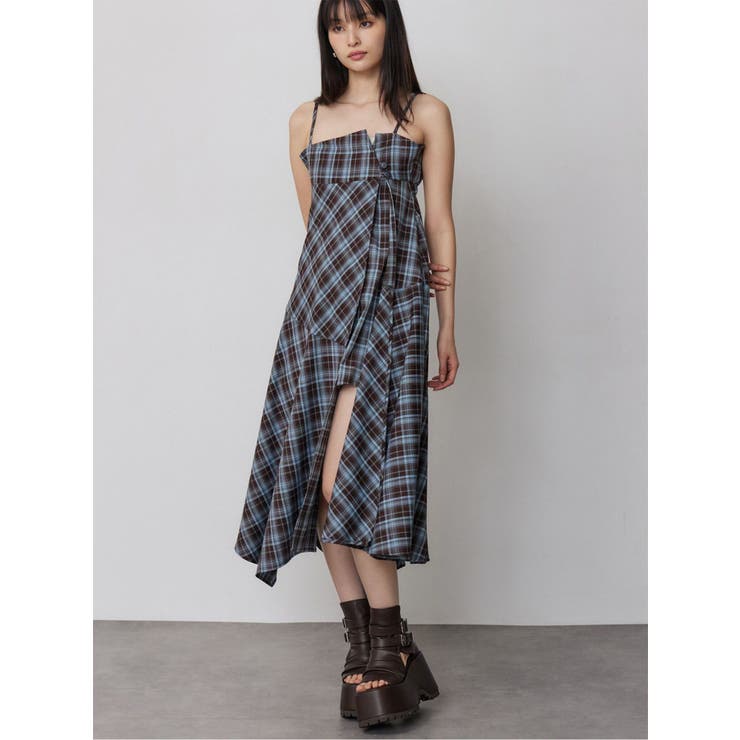 ブルー | 2WAYキャミワンピース | MURUA