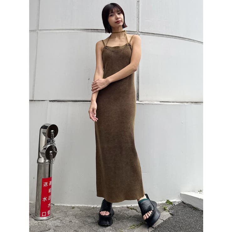 レイヤードライクニットキャミワンピース | MURUA | 詳細画像14 