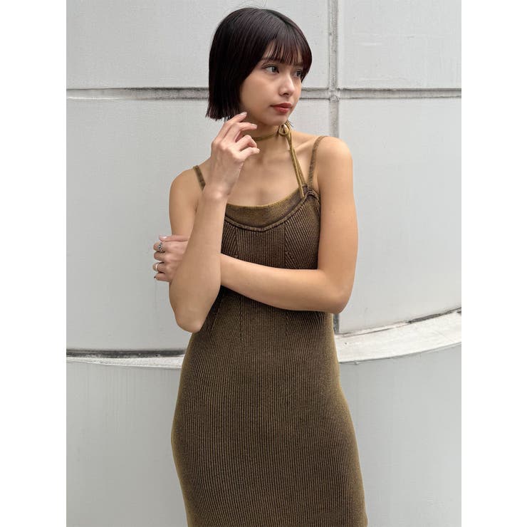 レイヤードライクニットキャミワンピース | MURUA | 詳細画像16 