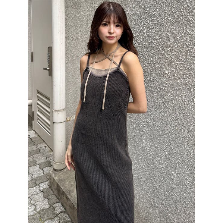 レイヤードライクニットキャミワンピース | MURUA | 詳細画像6 