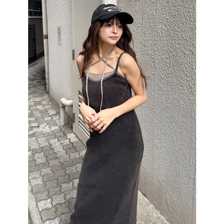 レイヤードライクニットキャミワンピース | MURUA | 詳細画像7 