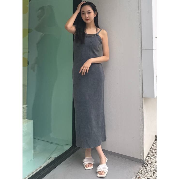 レイヤードライクニットキャミワンピース | MURUA | 詳細画像9 