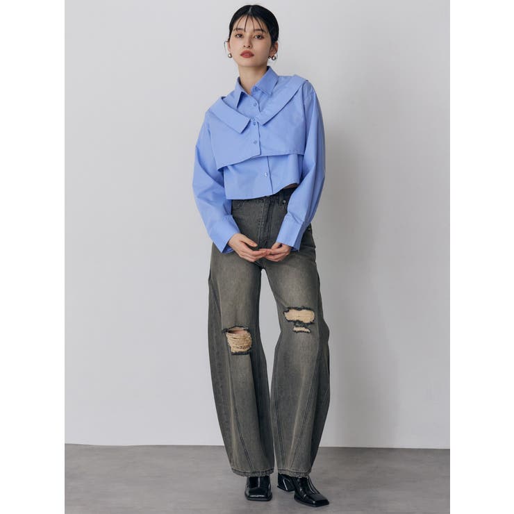 レイヤードマルチウェイシャツ | MURUA | 詳細画像19 