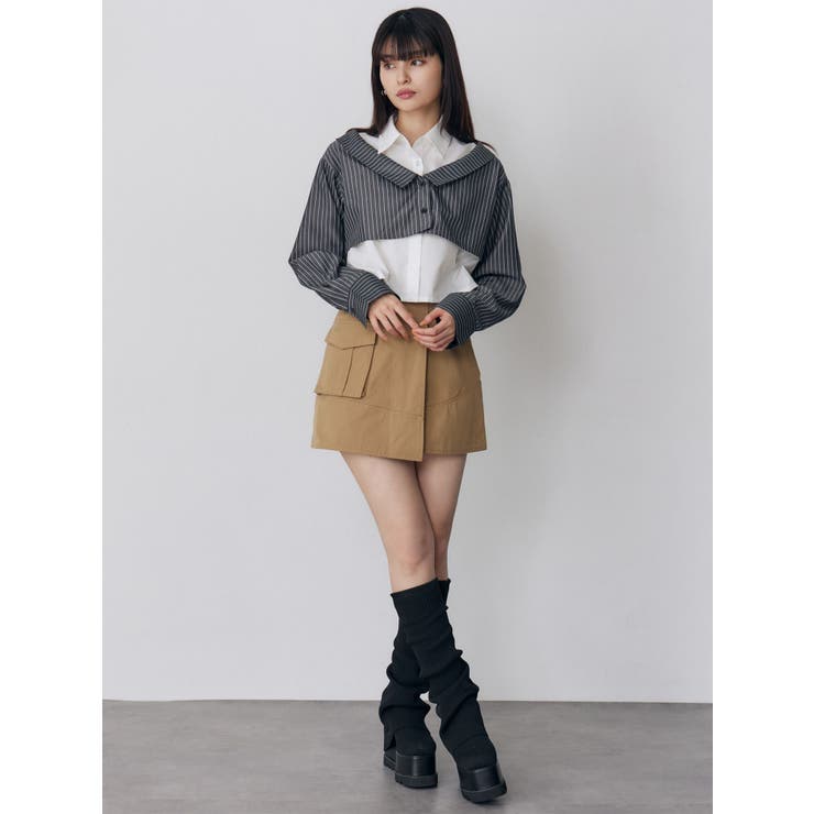 レイヤードマルチウェイシャツ | MURUA | 詳細画像8 