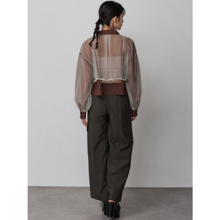 チュールレイヤードシャツ | MURUA | 詳細画像20 