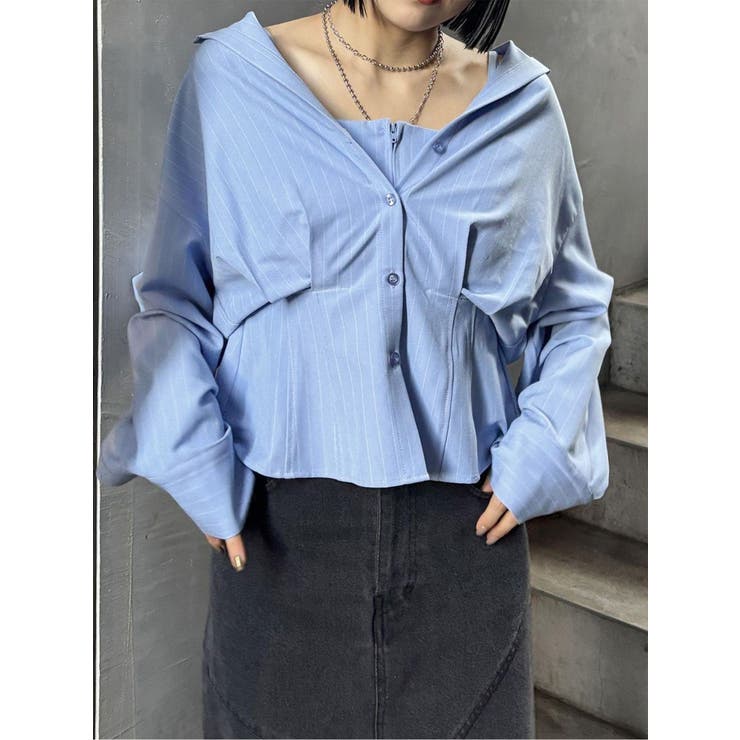 ブルー | マルチウェイシャツ | MURUA