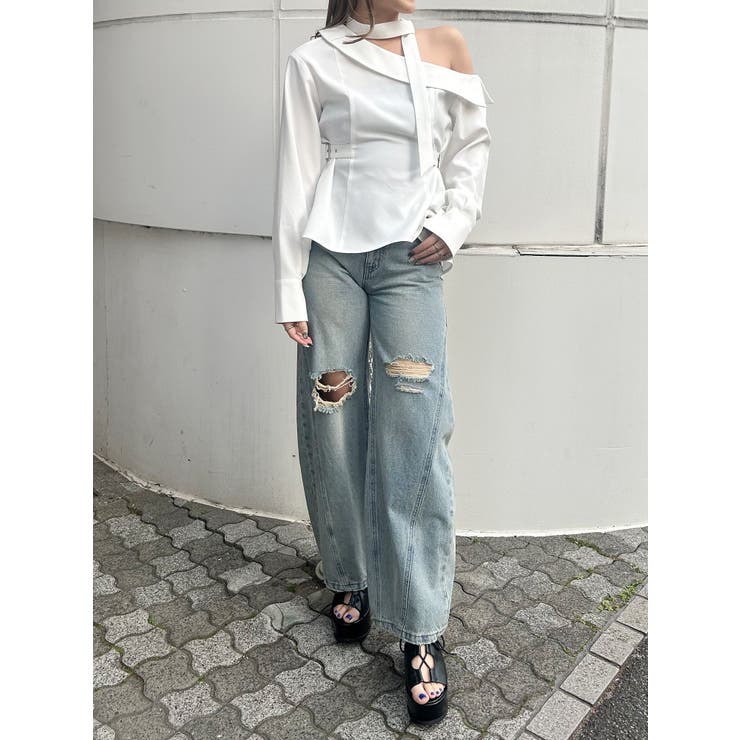 ボウタイワンショルブラウス | MURUA | 詳細画像12 