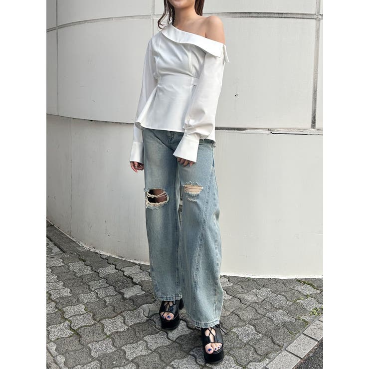 ボウタイワンショルブラウス | MURUA | 詳細画像15 