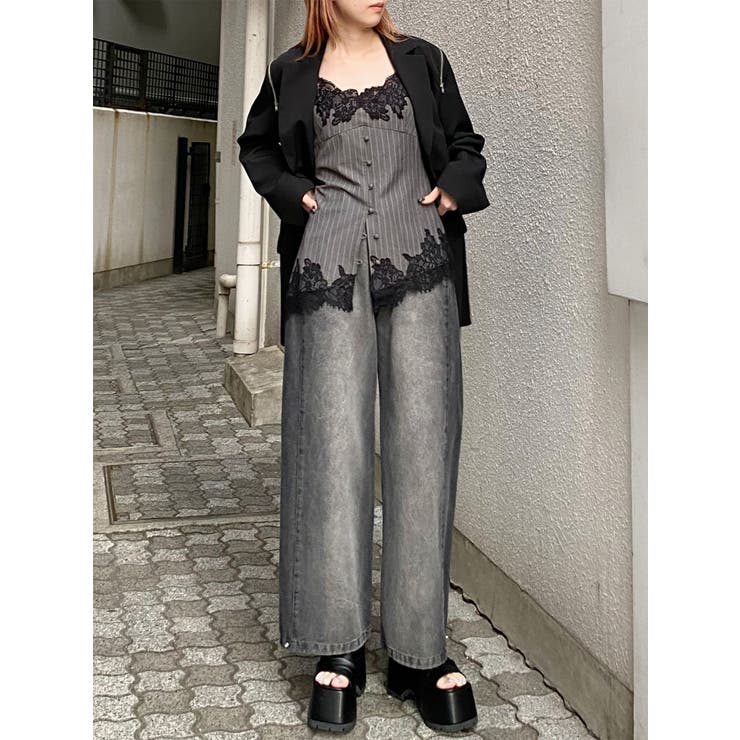 レースドッキングキャミソール | MURUA | 詳細画像14 