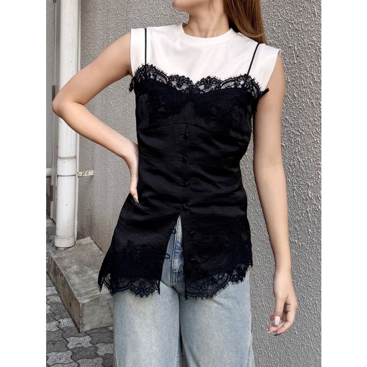 レースドッキングキャミソール | MURUA | 詳細画像5 