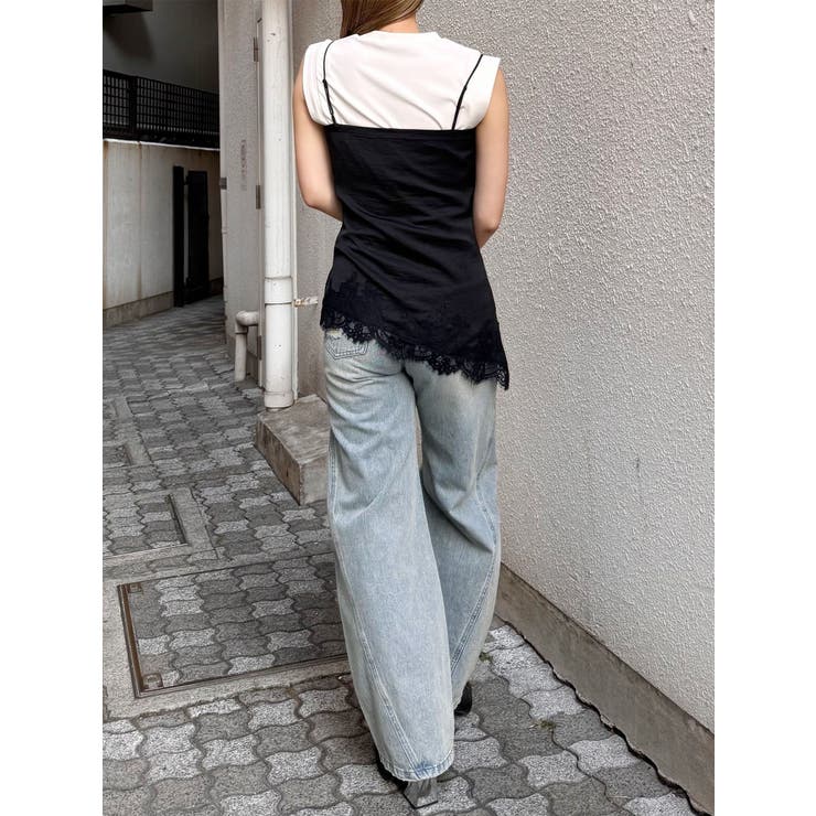 レースドッキングキャミソール | MURUA | 詳細画像8 