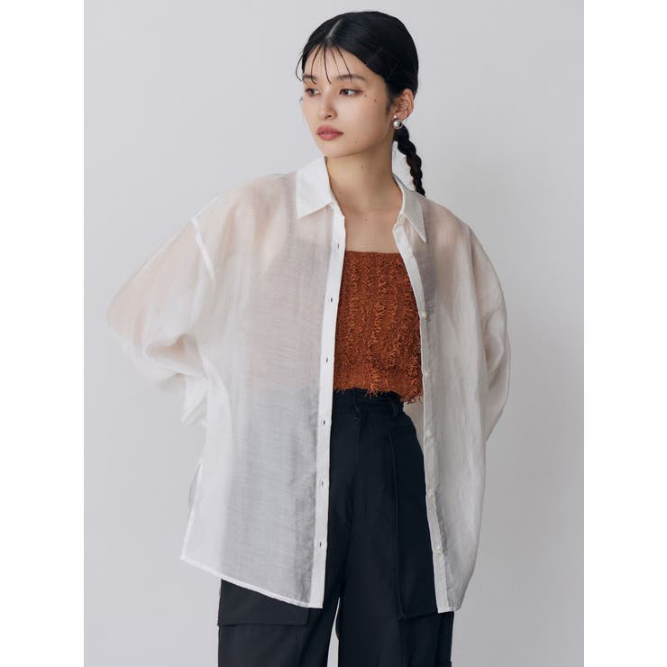 マットシアーシャツ | MURUA | 詳細画像16 