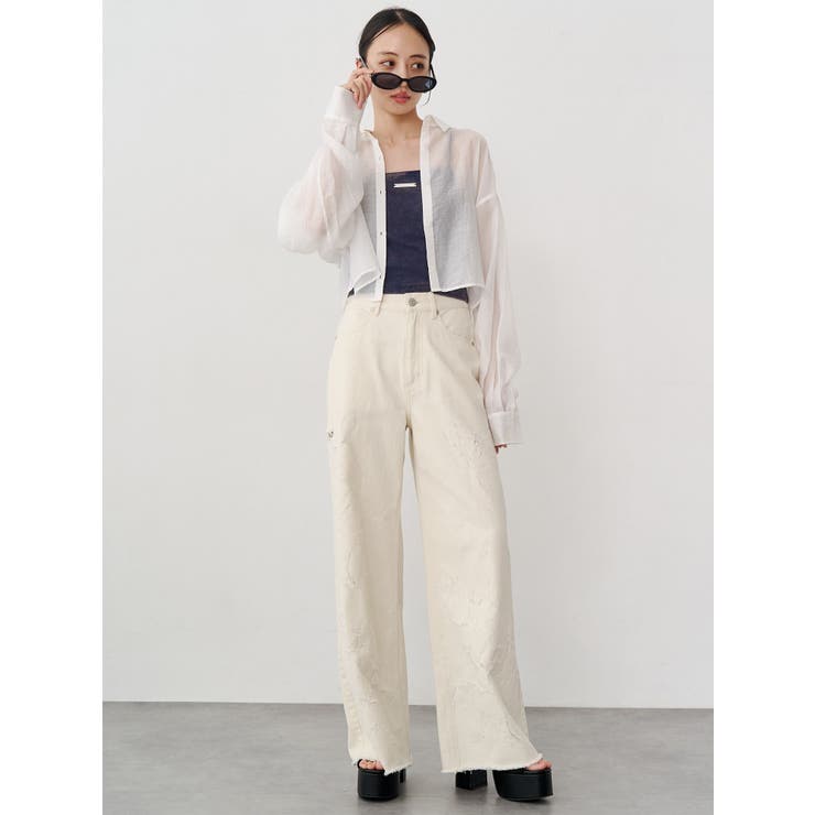 マットシアーシャツ | MURUA | 詳細画像25 