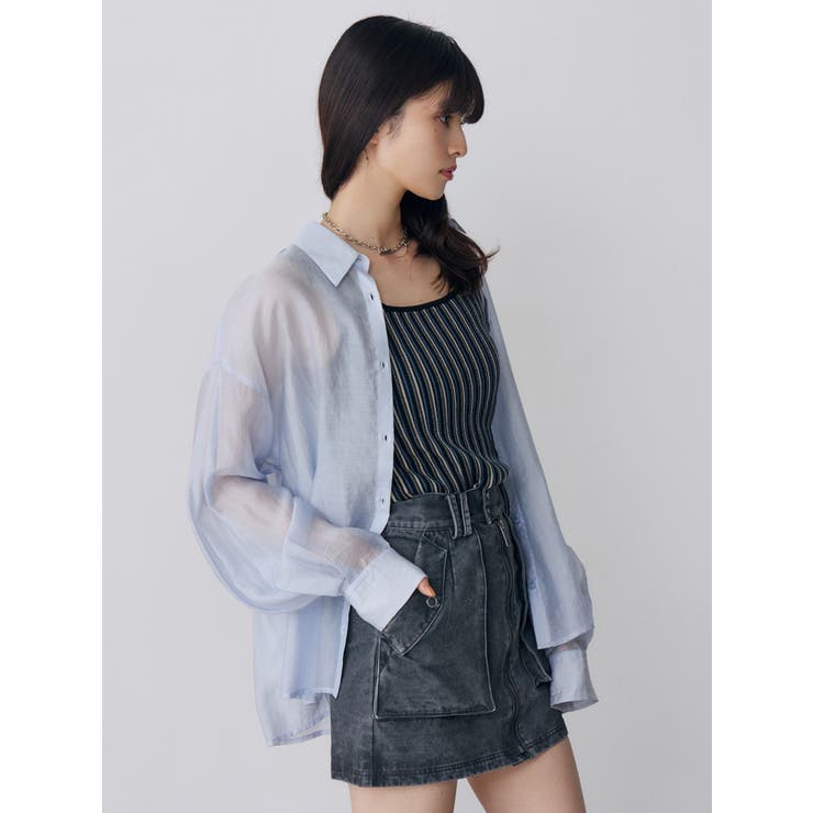 マットシアーシャツ | MURUA | 詳細画像30 