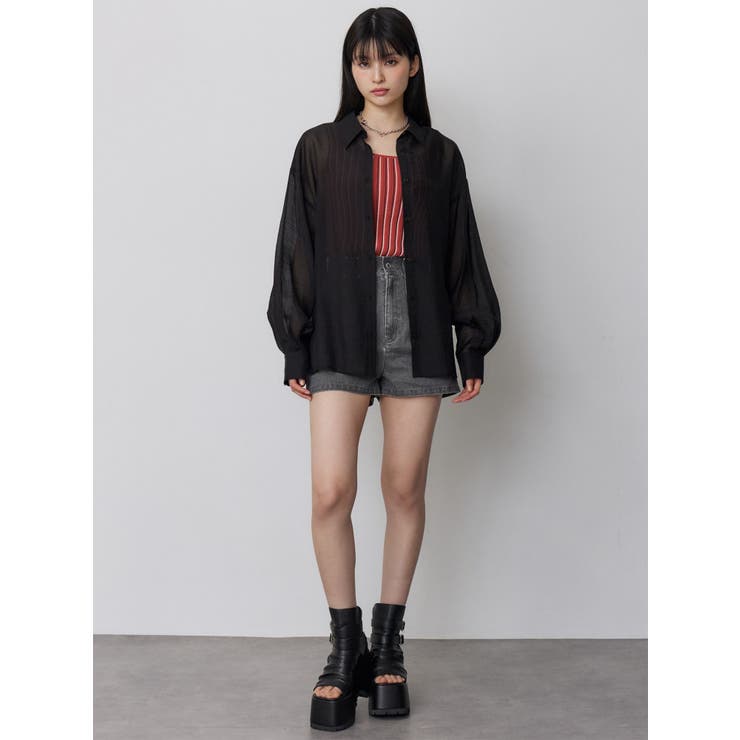 マットシアーシャツ | MURUA | 詳細画像46 