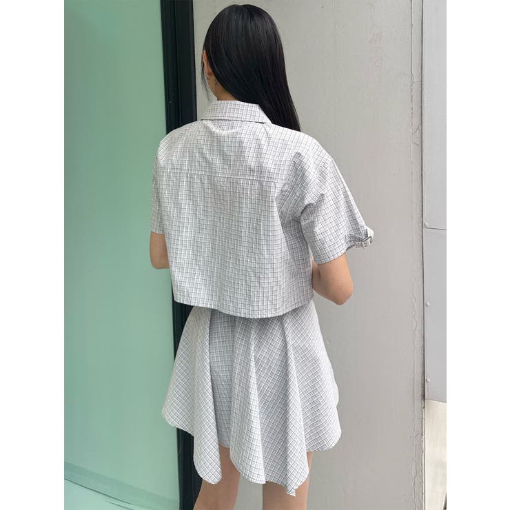 ZIPハーフスリーブシャツ【セットアップ着用可】 | MURUA | 詳細画像23 