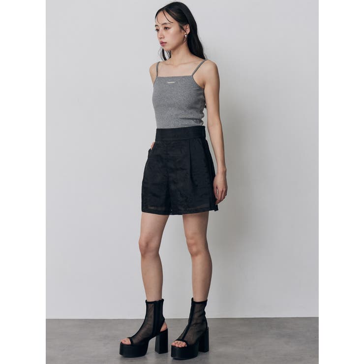 タックレースショートパンツ【セットアップ着用可】 | MURUA | 詳細画像18 