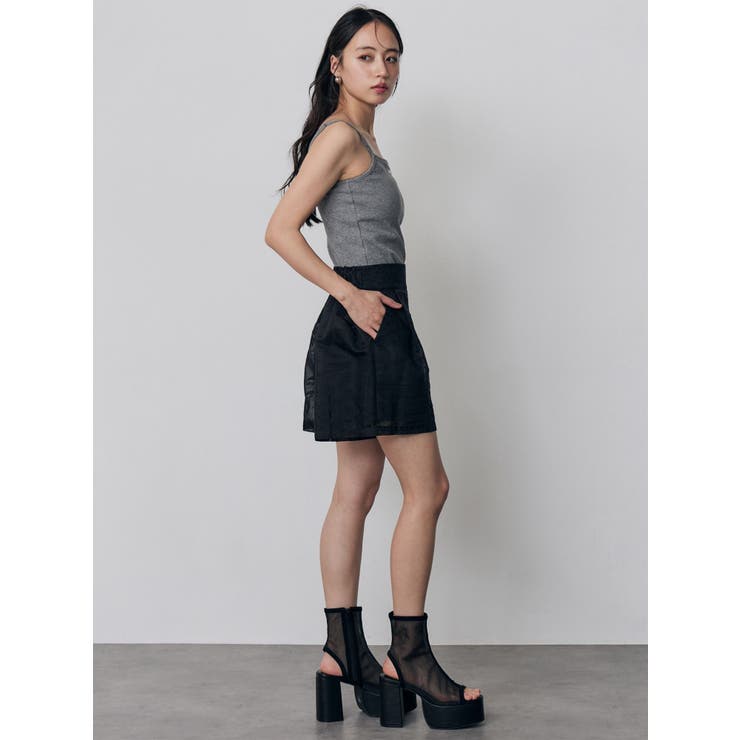 タックレースショートパンツ【セットアップ着用可】 | MURUA | 詳細画像19 