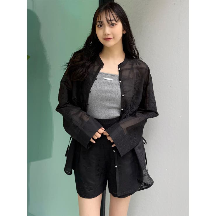 タックレースショートパンツ【セットアップ着用可】 | MURUA | 詳細画像21 