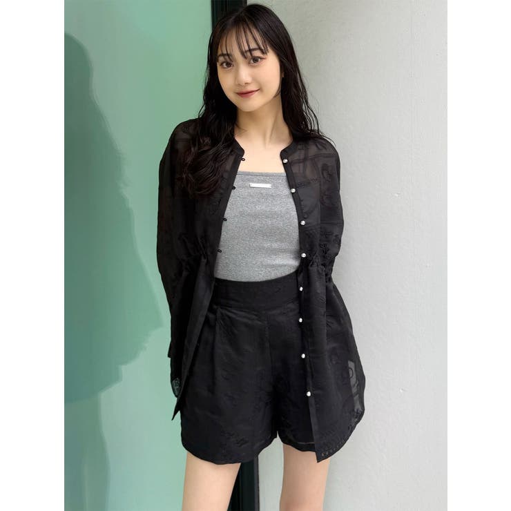 タックレースショートパンツ【セットアップ着用可】 | MURUA | 詳細画像23 