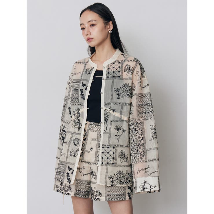 タックレースショートパンツ【セットアップ着用可】 | MURUA | 詳細画像3 