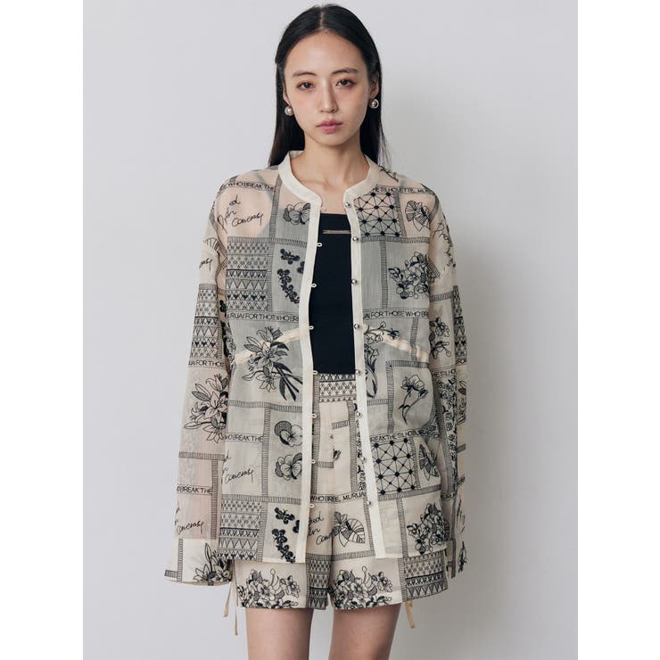 タックレースショートパンツ【セットアップ着用可】 | MURUA | 詳細画像4 