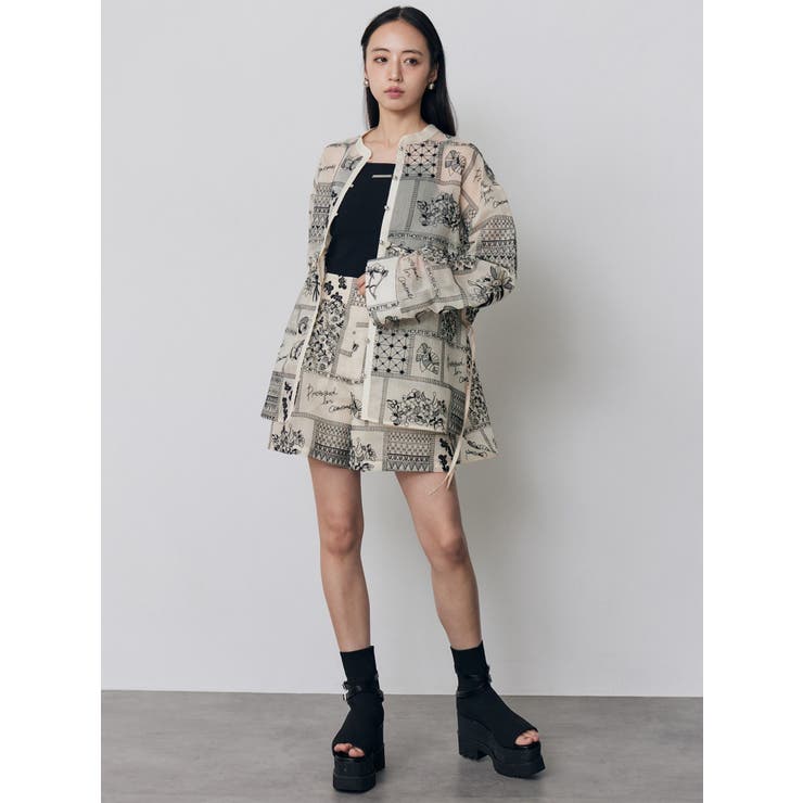 タックレースショートパンツ【セットアップ着用可】 | MURUA | 詳細画像7 