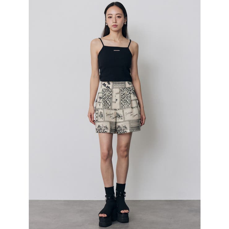 タックレースショートパンツ【セットアップ着用可】 | MURUA | 詳細画像8 