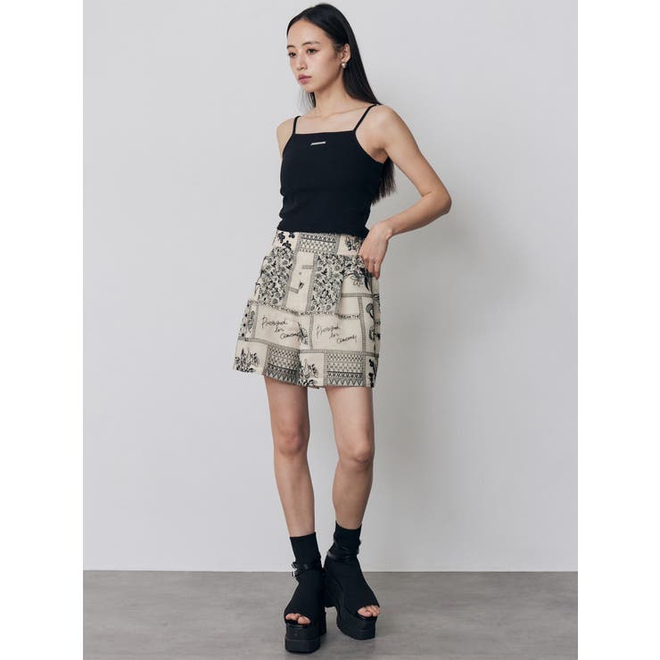 タックレースショートパンツ【セットアップ着用可】 | MURUA | 詳細画像9 