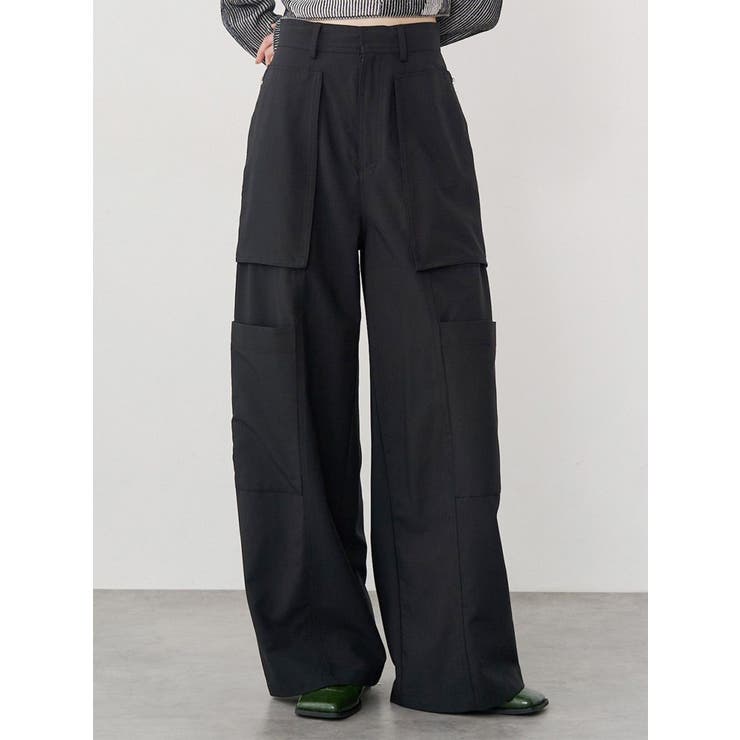 ブラック | ZIPカーゴパンツ | MURUA