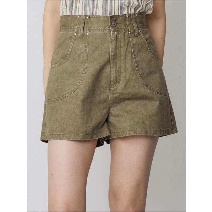 カーキ | ウォッシュショートパンツ【セット販売対象】 | MURUA