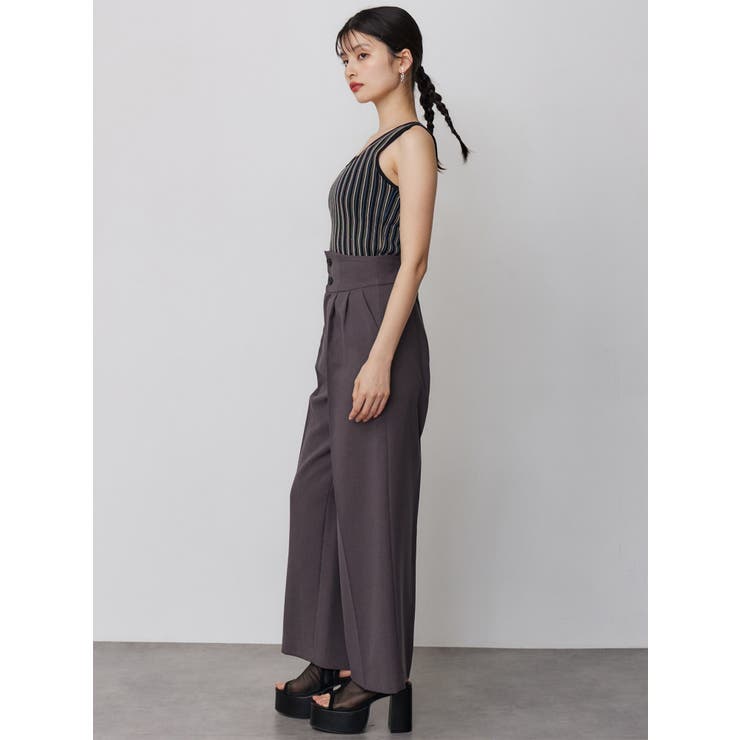 ハイウエストセンプレワイドパンツ【セットアップ着用可】【接触冷感】 | MURUA | 詳細画像10 