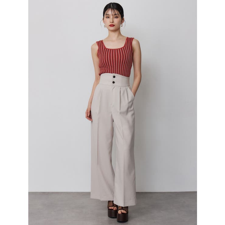 ハイウエストセンプレワイドパンツ【セットアップ着用可】【接触冷感】 | MURUA | 詳細画像17 