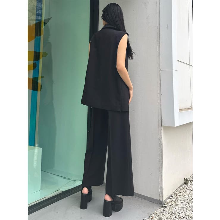 ハイウエストセンプレワイドパンツ【セットアップ着用可】【接触冷感】 | MURUA | 詳細画像21 