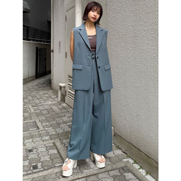 ハイウエストセンプレワイドパンツ【セットアップ着用可】【接触冷感】 | MURUA | 詳細画像22 