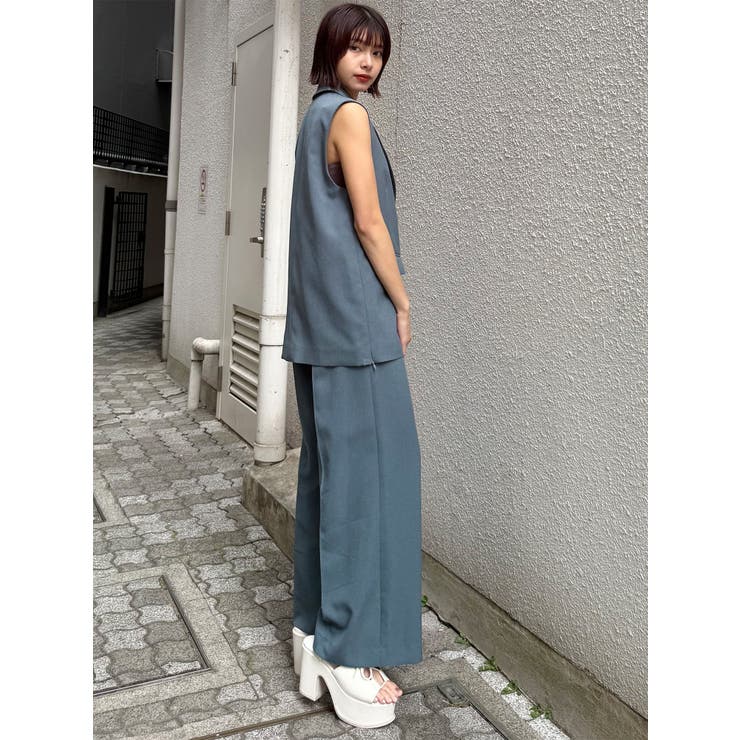 ハイウエストセンプレワイドパンツ【セットアップ着用可】【接触冷感】 | MURUA | 詳細画像23 