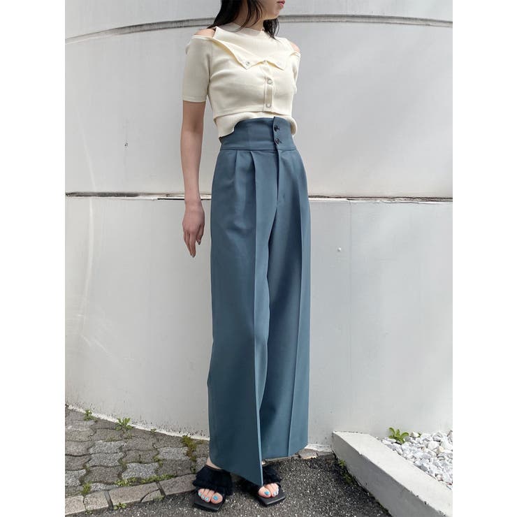 ハイウエストセンプレワイドパンツ【セットアップ着用可】【接触冷感】 | MURUA | 詳細画像31 