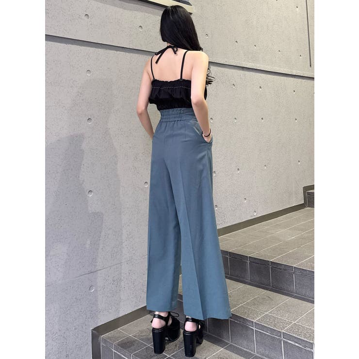 ハイウエストセンプレワイドパンツ【セットアップ着用可】【接触冷感】 | MURUA | 詳細画像36 