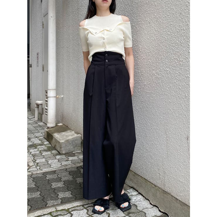 ハイウエストセンプレワイドパンツ【セットアップ着用可】【接触冷感】 | MURUA | 詳細画像37 