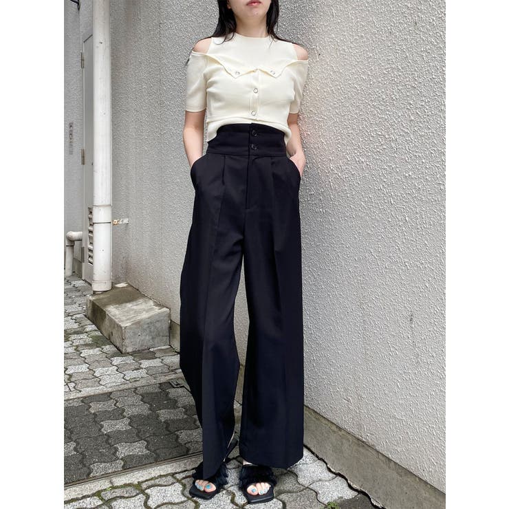 ハイウエストセンプレワイドパンツ【セットアップ着用可】【接触冷感】 | MURUA | 詳細画像39 