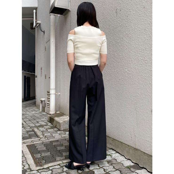 ハイウエストセンプレワイドパンツ【セットアップ着用可】【接触冷感】 | MURUA | 詳細画像40 