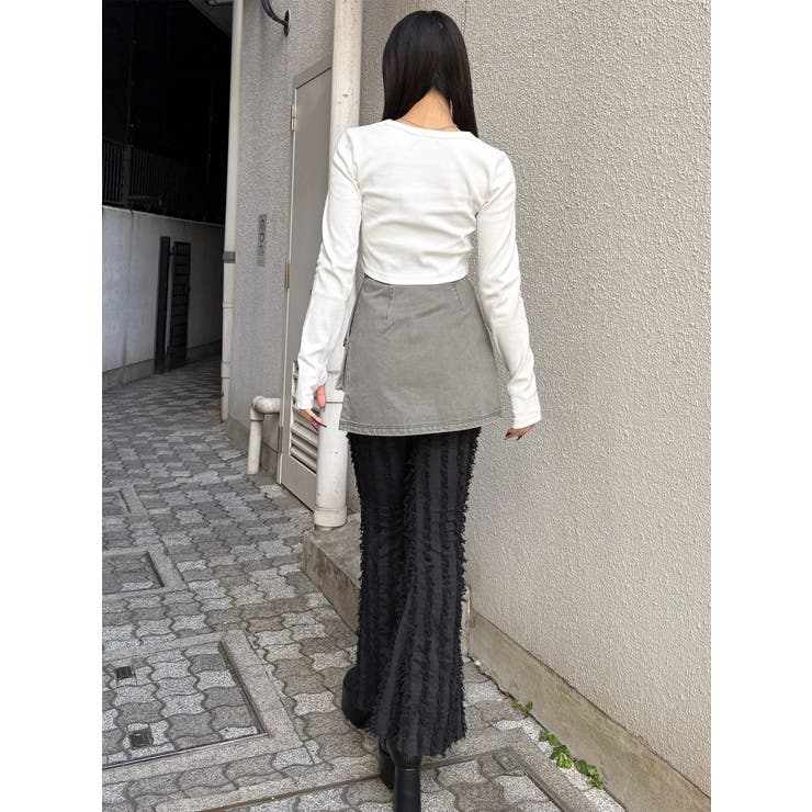 フリンジフレアパンツ | MURUA | 詳細画像13 