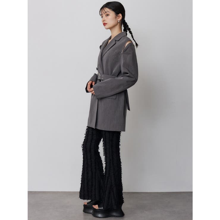 フリンジフレアパンツ | MURUA | 詳細画像8 