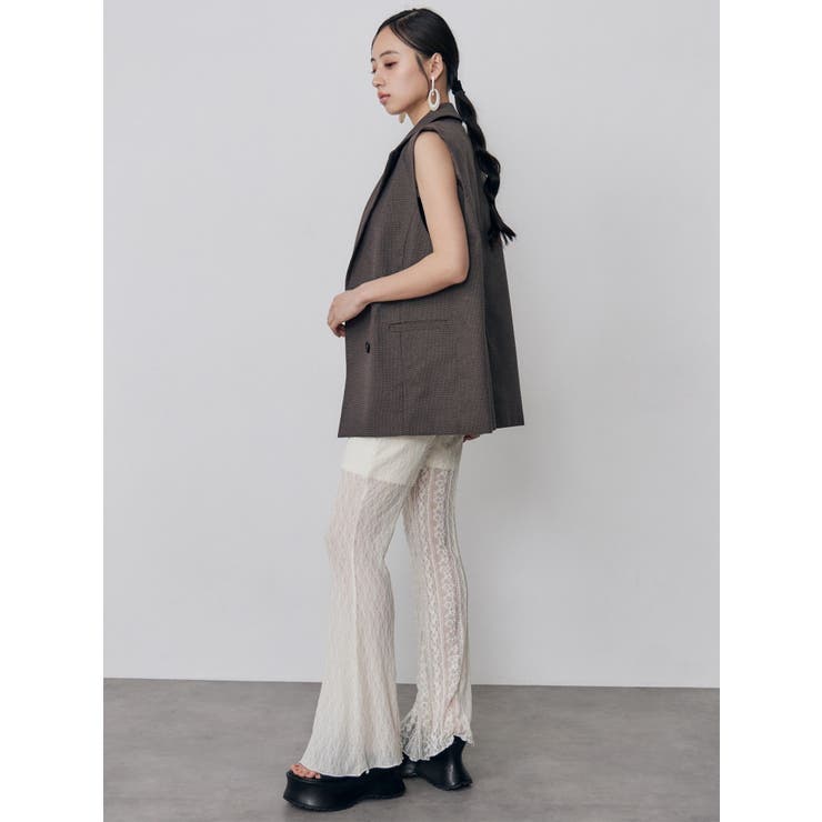 レースパッチワークフレアパンツ【WEB限定】 | MURUA | 詳細画像11 