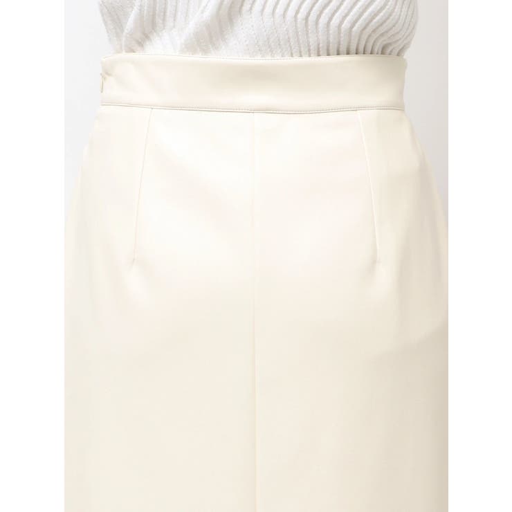 クロシェドッキングフェイクレザースカート | MURUA | 詳細画像24 