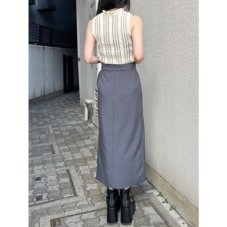 ダブルベルトアシメZIPスカート | MURUA | 詳細画像11 