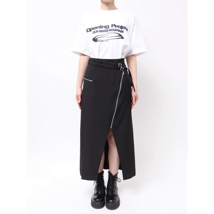 ダブルベルトアシメZIPスカート | MURUA | 詳細画像26 